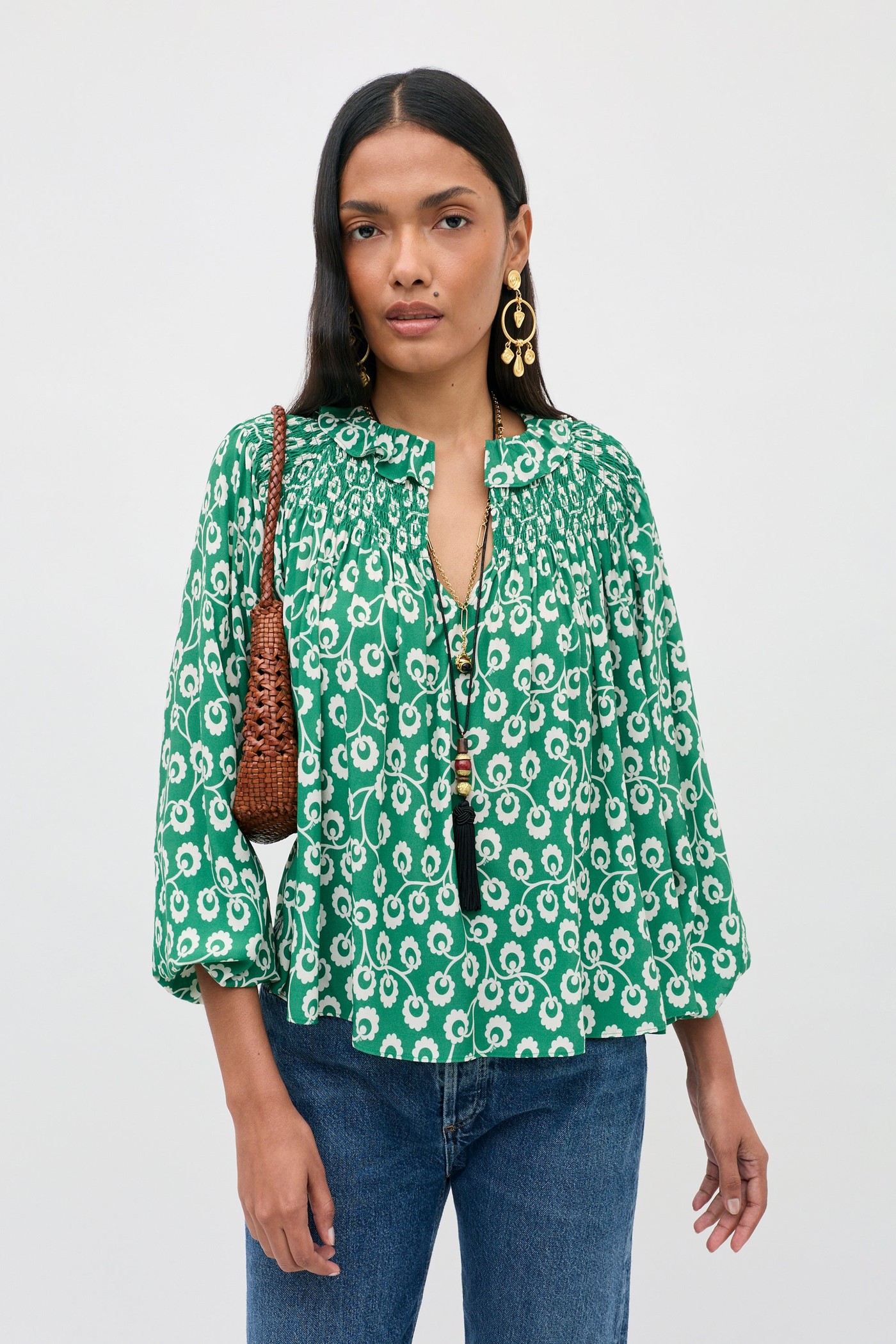 Maevie - Wishing Floral Green