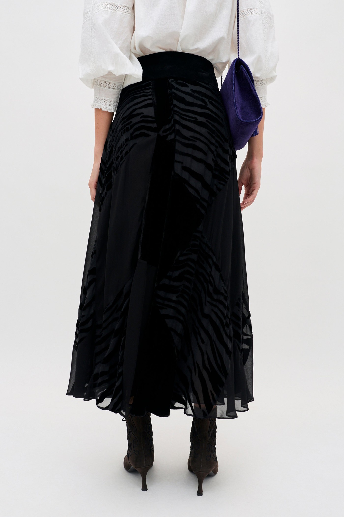 Patrizia - Cooper Tiger Devore Black view 4